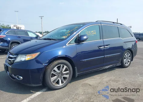2014 Honda Odyssey Touring/Touring Elite from USA, damaged, VIN 5FNRL5H95EB025628
